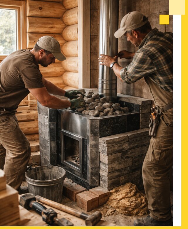 Строительство и отделка русских бань под ключ в Туймазы