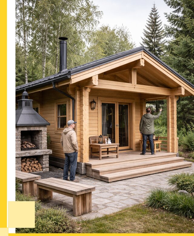 Деревянные бани под ключ в Туймазы от 458550 р. | ЭриданТмз