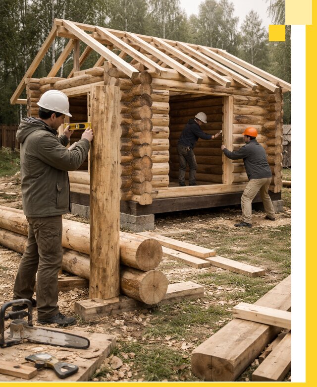 Строительство бань для дачи под ключ в Туймазы с доставкой и монтажом