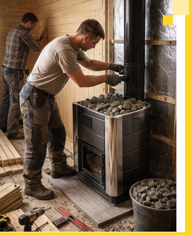 Проектирование и строительство парилок для бани в Туймазы под ключ