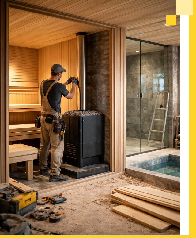 Полное строительство банных комплексов под ключ в Туймазы