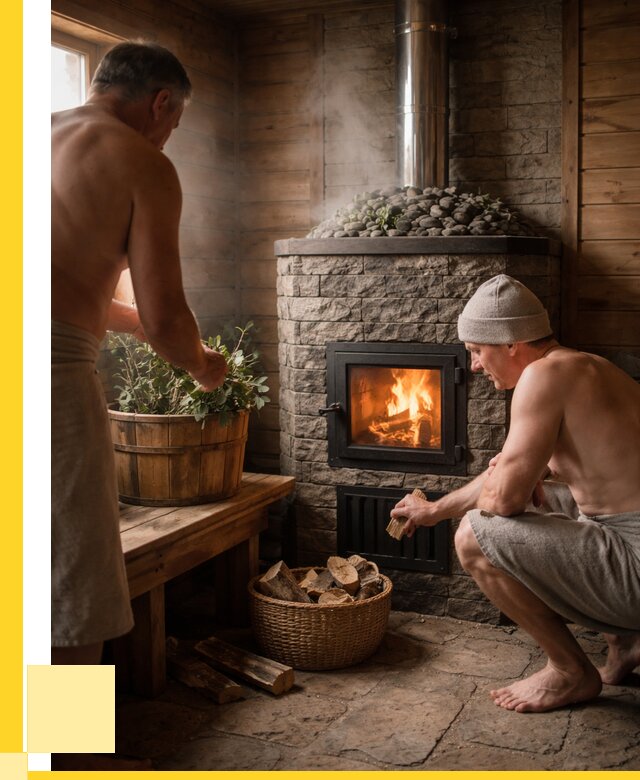 Банные печи под ключ в Туймазы от 45855 р. | ЭриданТмз кирпичная