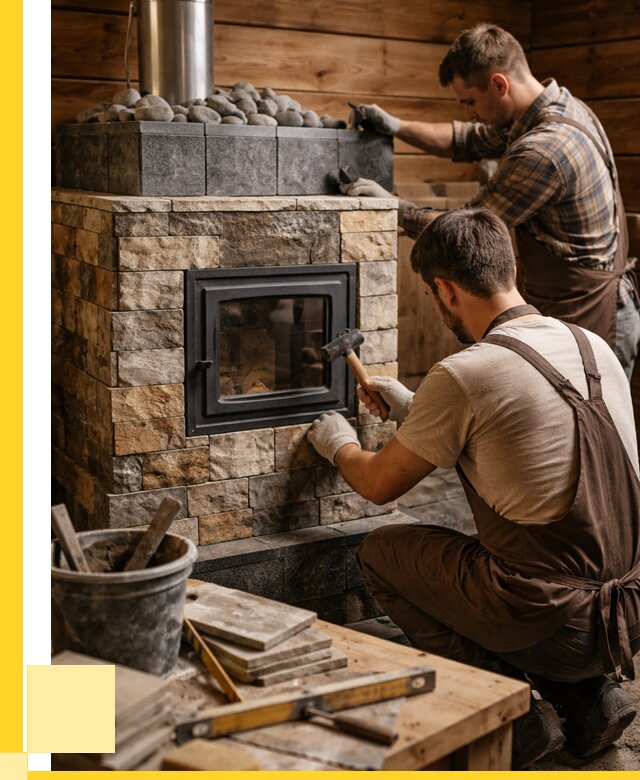 Облицовка банной печи в Туймазы от 15285 р. | ЭриданТмз