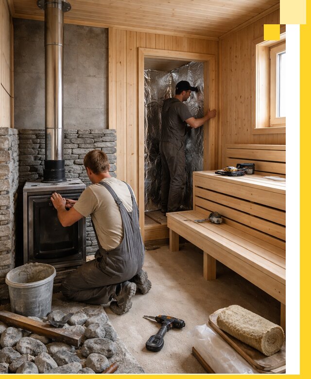 Строительство и изготовление бань под ключ в Туймазы