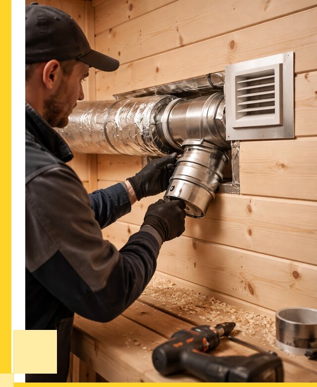 Монтаж вентиляции бани в Туймазы от 12228 р. | ЭриданТмз