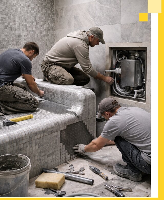 Проекты хамамов под ключ в Туймазы и дизайн и строительство