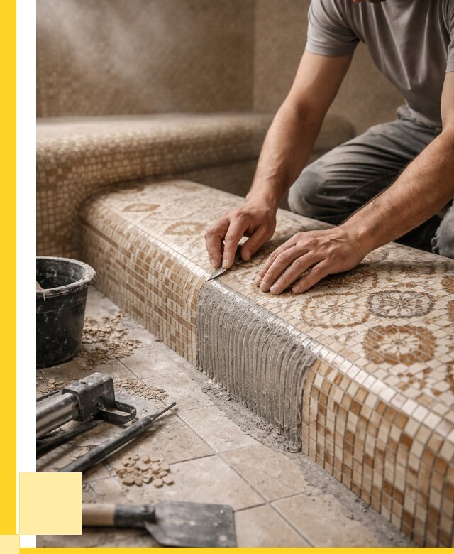 Плитка для хамама под ключ в Туймазы от 3567 р. | ЭриданТмз