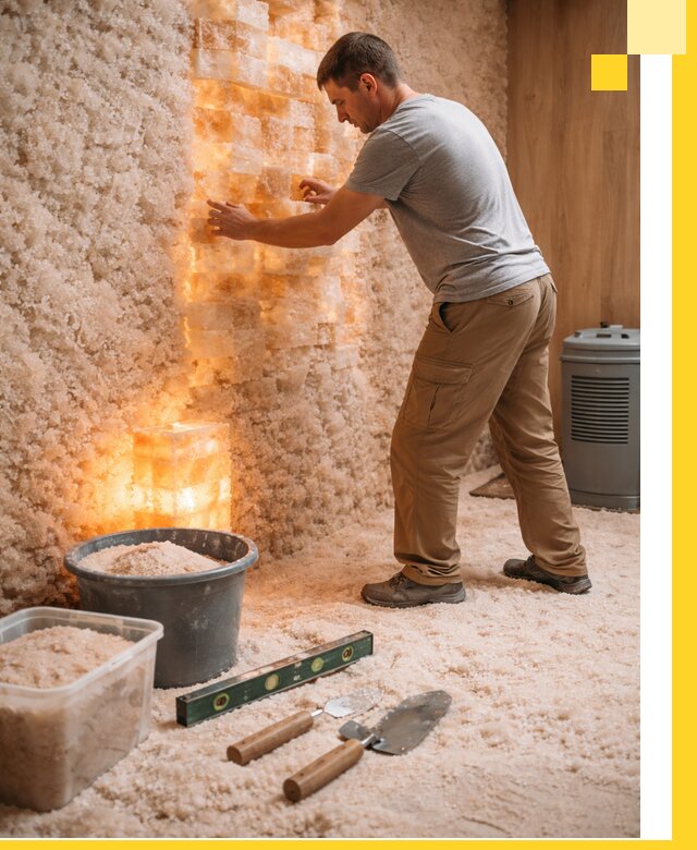 Проектирование и монтаж соляных комнат в Туймазы под ключ