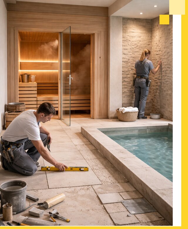 Комплексный дизайн и отделка интерьеров SPA под ключ в Туймазы